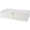 NASSMOSSE Scatola portaoggetti per abiti da sposa, 71,1 x 40,1 x 17,5 cm, scatola per conservare abiti da sposa, antipolvere, a prova di umidità, con cerniera, con manico, per armadio sotto il letto