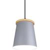 SHUANGZ Lampade A Sospensione in Legno Moderne sopra Il Lavandino, Illuminazione A Sospensione Regolabile Paralume in Metallo A Colori Creativi per Camera da Letto, Studio, Sala da Pranzo Luci