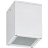 VR VETRINEINRETE Vetrineinrete® Applique da soffitto a cubo per esterno moderno lampada plafoniera con attacco GU10 per balcone terrazzo patio IP54 (Bianco)