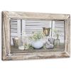 Feeby Quadro su Tela Natura Morta Rustico 90x60 cm 1 pezzo Stampa Murale Fotografia Decorazione da parete Immagini Moderni per Soggiorno Camera da Letto Ufficio Cucina Shabby Chic Illusione Beige