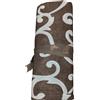 SalGiu Telo Arredo Copritutto Fantasia Ghirigori Gran Foulard Multiuso in Cotone Matrimoniale 240x260 cm (Tortora)