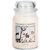 Village Candle - Candela profumata in barattatolo Grande, 17 x 10 cm, 1219 g, profumazione Puro Lino, Fino a 170 Ore di consumo