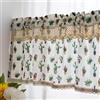 Generico W140xH40cm, Tenda per Camera da Letto Stile retrò Tende da Mantovane per Fattoria caffè Soggiorno Tendina da Cucina Stile Rustico Tenda Finestra Interni per Piccole Finestre
