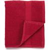 Boncasa - Set di asciugamani - 100% cotone pettinato (non rigenerato) - Qualità Ring Spun - Morbido al tatto - 450 g/m² (set 3 pezzi 100 x 150 cm, Bordeaux)