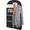 DOBVDLA Sacco appendiabiti lungo 100 x 60 cm per abiti di alta qualità per abiti, giacca, vestito, borsa traspirante per viaggi e protezione