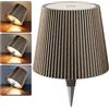 nulmvic Lampada per bottiglia senza fili, 3 luci a LED a colori, ricaricabile tramite USB, lampada per bottiglia di vino dimmerabile per stanza, bar, ristoranti, feste, decorazioni e regali - bronzo