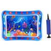 Mikiuly Tappetino D'acqua per Bambini, Tappetino Gonfiabile per Pancia Tappetino per Giochi d'Acqua per Bambini, Tappeto Acqua Neonato, Tappetino per Giochi d'Acqua per Bambini, per Neonati e Bambini