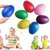 Norhogo 6 pezzi uova maracas uova shaker set, sonaglio uova ritmo giocattolo shaker, sonaglio uova bambino, uova ritmo, sonagli uova, musica uova bambino, per i bambini e bambini attrezzature da gioco