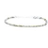 Eloboe essence Bracciale citrino spessore 2 mm e argento sterling regolabile da 16 cm a 19 cm