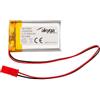 AKYGA Batteria LP542439 ai polimeri di litio Akyga AKY0823 Li-Po PCM JST a 2 poli, connettore 2,54 15 cm