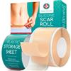 Medi Grade Rotolo di Cerotti in Silicone, 2 m - Foglio Riutilizzabile e Perforato per Ridurre l'Aspetto di Cicatrici Post Cesareo e Cheloidi