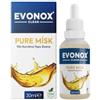 Evonox Clean Profumo per bucato per palline asciugatrici - Pure Misk - 30 ml essenza profumata per palline di lana asciugatrici, vegana e delicata sulla pelle