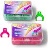 T.Smile Kids Evolutionary Clean Flosser, kit di ricariche con manico, per bambini dai 3 anni in su (manico verde + 120 ricariche)