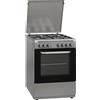 TECHLIFE TFCG60XFEV CUCINA 60X60 A 4F F.ELETTR. 8F. CON GRILL INOX