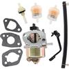 BEAHING Carburatore per Motore ZON CEN P19, generatore di Gas Go Kart Carb, con Filtro Carburante, Parte di Ricambio Compatibile
