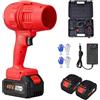 Generic Soffiatore senza fili con doppia batteria da 48 V, Turbo Jet Power per una pulizia rapida, ideale per patio, prato e rimozione detriti