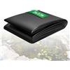 HO-SFSM Telo per Laghetto Nero in HDPE 2x2M, Rivestimento per Laghetto Resistente,per Stagni Fontane Cascate e Giardini Acquatici