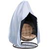 Xisnuient Copertura Per Sedia A Dondolo, Fodera Per Sedia Sospesa In Tessuto Oxford Copertura Protettiva Impermeabile Per Mobili Giardino Esterno, Adatta Per Dondoli Rattan Wicker (115x190cm 210D,Silver)