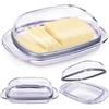 orion group ORION - Contenitore per burro con coperchio, trasparente, senza BPA