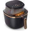 Philips Serie 3000 7.2L Airfry, finestra di cottura, friggitrice 16 in 1, tecnologia RapidAir Plus, rimozione del grasso, applicazione di ricette HomeID, facile da pulire (NA342/09)