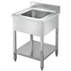 Fimar attrezzature per la ristorazione p GD77BM1A Lavello aperto con 1 vasca dim. 700 x 700 x 950h senza sgocciolatoio