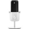 Elgato Wave:3 White, microfono condensatore USB premium per streaming, podcast, gaming e home office, software di mixaggio gratis, plug-in per effetti audio, anti-distorsione, plug 'n play, Mac, PC