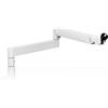 Elgato Wave Mic Arm Pro White - Braccio per Microfono a Profilo Basso Girevole a 360° con Molla a Gas, Compatibile con Microfoni Elgato/Shure SM7B/Rode/Blue Yeti & altri - Per Trasmissione/Podcast