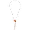 Purelei Collana Shell Drop, impermeabile e regolabile, in acciaio inox con ciondolo a forma di conchiglia, placcato oro 14 K/18 K, elegante look drop con aloha Vibes, Eine Grösse, Acciaio inossidabile