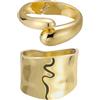 Emibele Bracciale d'Oro, Spesso Bracciale Bangle Aperto Placcato Oro 18 Carati, Set di Bracciali A Goccia Con Cerniera per Le Donne, Regalo di Gioielli Che Non Si Appannano, 2 Pack