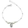 MASBARATA BRACCIALE VERGINE MIRACOLO IN ARGENTO, 18, Argento sterling, Nessuna pietra preziosa