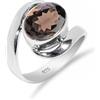 HIMALYA QUARTZ Anello in ambra baltica con pietra naturale, anello in argento sterling 925 per donna e uomo, anello vintage minimalista, forma ovale, anello con pietra preziosa 8x10 HQ-SR21-P