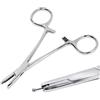 Longbeauty Pinza per piercing in acciaio inox, 3 mm, 4 mm, 5 mm, morsetto per la modifica dell'orecchio, labbro, ombelico, lingua, naso, sopracciglia
