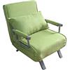 ITALFROM - Poltrona Letto Singolo, Divano Letto 1 Posto (65x69x82cm) Letto Singolo a Scomparsa, Divano Piccolo Salvaspazio, Telaio Solido in Acciaio con Imbottitura Comoda (Verde)