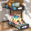 PUTINEI Organizer Sottolavello Cucina,Sottolavello Cucina Metallo 2 Livelli,Altezza Regolabile,Organizzatore Sottolavellos Cucinas,Nero,1 Pezzi