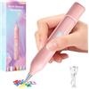 XJJAUGKLY Penna elettrica per diamond painting con pompa a vuoto - senza fili DIY Diamond Painting Pen, accessori per pittura con diamanti, ricarica rapida USB-C, facile e veloce, ideale per adulti e
