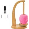 Zbozzba Yarn Winder, Avvolgitore in Lana, per Accessori a Maglia, Uncinetto e Regali, Supporto Magnetico per Rotolo di Filo (Legno)
