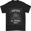 Gildan T-Shirt Da Uomo Edizione Limitata 25° Compleanno 2001 100% Cotone