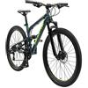 BIKESTAR MTB Mountain bike sospensione completa in alluminio, freni a disco, 27.5 | Bicicletta MTB telaio 18.5 cambio Shimano a 21 velocità | Verde