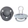 BIBS DANMARK ApS Bibs ciuccio de lux rotondo silicone iron baby blu 0-36m 2 pezzi