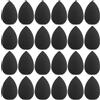 Gjinxi 24 pezzi Mini Sponge Blender Trucco Sponge Spugna Piccolo Mixer Fondotinta Powder Puffs per Polvere Crema Ritocchi Cosmetici Spugne (Nero)