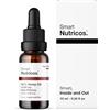 Smart Nutricos - Olio di Semi di Canapa 40% Max + Squalene - 10 ml - Spremuto a Freddo - Non Raffinato - Senza Additivi - Testato in Laboratorio - 100% Vegetale - Certificato Biologico UE