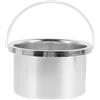 INOOMP Fornetto Cera Pentola in Lega di Alluminio 105 Mm, Ciotola Sostitutiva per Scaldacera Elettrico, per Rimozione Chioma e Ceretta Design Versatile ed Uso Facile