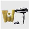 WELLA PHON MOVE AIR 9000 BLACK 2100 WATT + KIT MARE CON SHAMPOO WELLA SUN 300 ML CONDITIONER 250 ML SPRAY CORPO CAPELLI 150ML