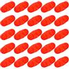 Buxuaaaa 25 lotti di facile installazione ABS clip da pesca segnali dispositivi incandescente in modo scuro per acqua dolce acqua salata uso rapido strumento di montaggio