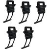 iplusmile Tappi di Scarico per SUP Canoa e Kayak Rigido Set da 5 in Nylon con Guarnizione in Gomma per Accessori Barche a e Attrezzature da Campeggio