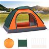 Lishetimig Tenda da campeggio, automatica per 2 - 3 persone, tenda pop-up, leggera, impermeabile, facile da montare, per campeggio, escursionismo, alpinismo, spiaggia, con borsa per il trasporto
