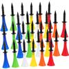 TOYANDONA 30 Pezzi Tee da Golf in Silicone con Cuscinetto Superiore Imbottito per Tappetini e Prato, Supporto Stabile e Assorbimento Urti, per Allenamenti Indoor e Professionisti