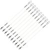 Buxuaaaa Wire Leader Antibite Leader Attrezzatura da pesca Amo da pesca Antibite Filo Linea con Rotelle Rotanti Fluorocarbon Line