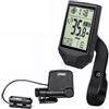 ReachMall Computer da ciclismo wireless, 2,5 '' LCD tachimetro con retroilluminazione, contachilometri impermeabile IP65 per strada MTB