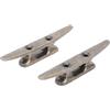 STOBAZA in Lega di Zinco 2 90X18Mm Base Aperta per Fissaggio Corda Accessori Nautici per Ormeggio Barche e Kayak